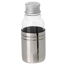 Holy Oils bottle, 30cc with writing INF