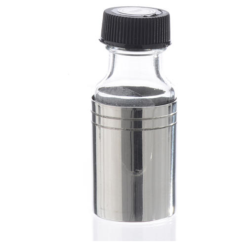 Holy Oils bottle, 30cc with writing INF 1