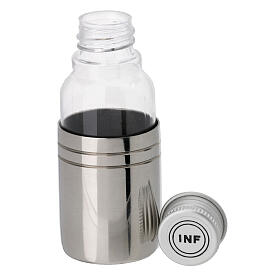 Holy Oils bottle, 30cc with writing INF