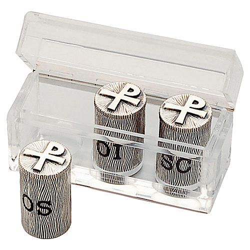 Molina confirmation oil holder set with plexiglass box 1