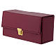 Holy oil stock set with burgundy case and tray s5