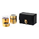 Holy Oils: double pouch with golden jars CAT and INF s2