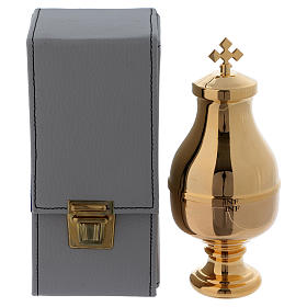 Holy Oils: case in faux leather with Crismera container 50 cc