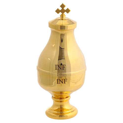 Holy Oils: case in faux leather with Crismera container 50 cc 2