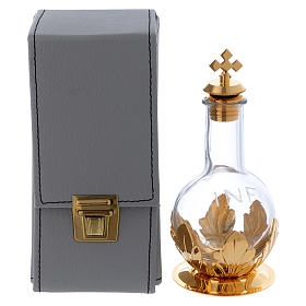 Holy Oils: case in faux leather with container 100 cc