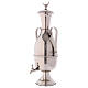 Sacred oils container with tap in nickeled brass 5 litres s2