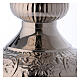 Vase for sacred oils for catechumens made of silver-plated brass s2
