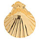 Baptismal gold plated brass shell s1