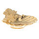 Baptismal gold plated brass shell s3