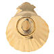 Baptismal gold plated brass shell s4