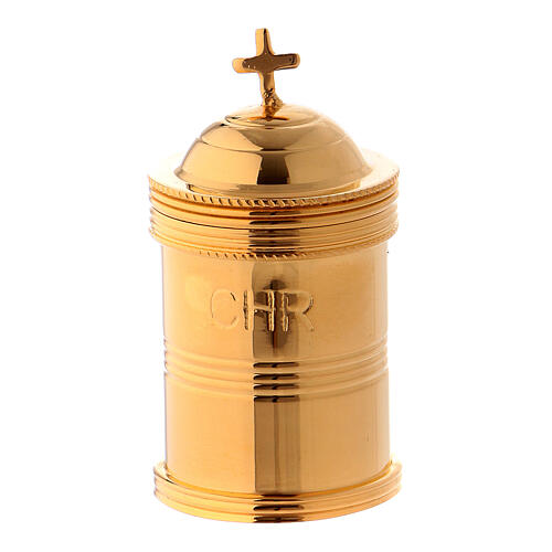 Holy oil set with case, brass 3