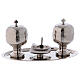 Silver plated christening tray set s1