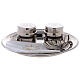Baptismal set in silver plated brass s1