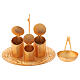 Baptismal set, gold plated casted brass s5