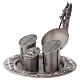 Baptismal set, silver-plated casted brass s3