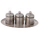 Holy oils set of 3 silver-plated brass 50 ml s1