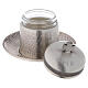 Sacred oil jar silvered brass Crisma 5 cc s2