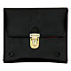 Holy oil case in black leather with three oil stocks of 125 ml s1