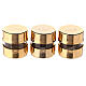 Set of three jars for holy oils with engraving s1