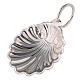 Baptismal shell in silver tone with handle s1