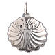 Baptismal shell in silver tone with handle s2