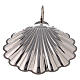 Baptismal shell in silver plated brass with handle s3