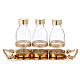 Set for holy oils in guaranteed 24k golden brass s1