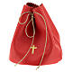 Red leather bag for 3 Holy oils stocks s1