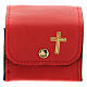 Holy oil stock case real red leather s1