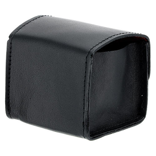 Holy oil stock case real black leather 2