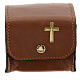 Holy oil stock case real brown leather s1