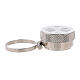 Holy oil container engraved silver-plated brass 2x2 cm single s2