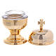 Holy oil stock Catechumens 60 ml golden brass s3