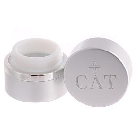 Silver jar of holy oils 20 ml Aluminum catechumens