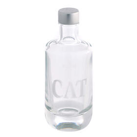 Ampoule huile des Catéchumènes verre transparent 125 ml