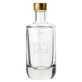 Ampoule huile des Catéchumènes verre transparent 125 ml