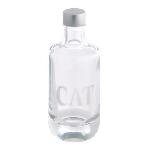 Ampoule huile des Catéchumènes verre transparent 125 ml 1