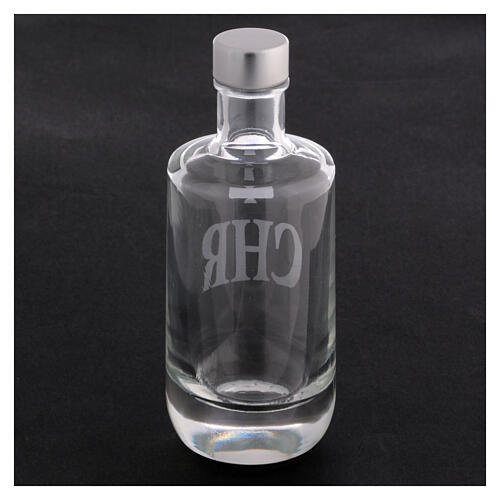 Clear glass bottle for Chrism, 125 ml 3