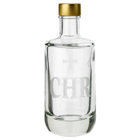 Ampoule huile sainte Chrisme verre transparent 125 ml