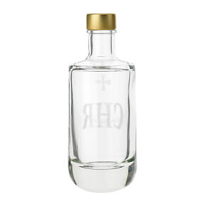 Ampoule huile sainte Chrisme verre transparent 125 ml