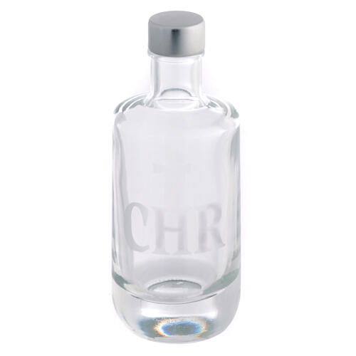 Ampoule huile sainte Chrisme verre transparent 125 ml 1