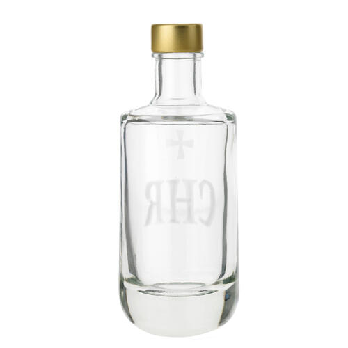 Ampoule huile sainte Chrisme verre transparent 125 ml 2