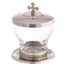 Ampoule d'autel pour purification laiton nickelé