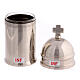 Silver holy oil container 30 ml with case oil of the Sick s2