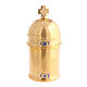 Golden holy oil container 30 ml Catechumens with case s1
