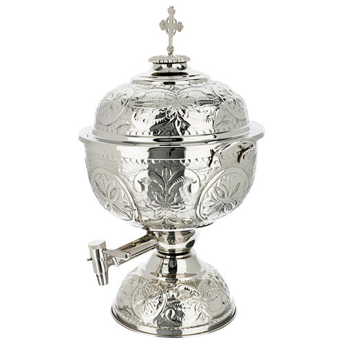 Silver vase for holy oil for the Sick 5 liters 2