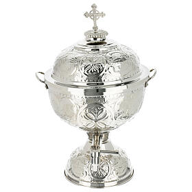 Silver vase of Holy Chrism oil 5 liters for Confirmation 