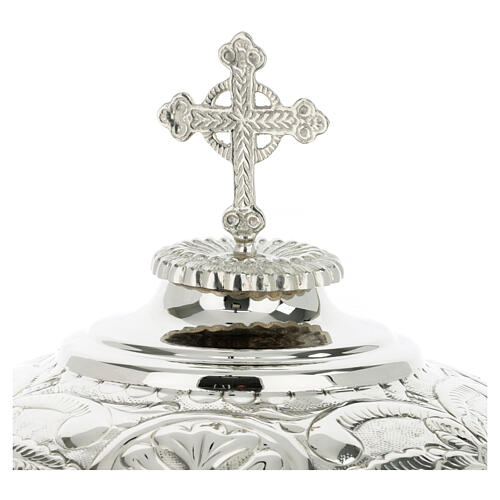 Silver vase of Holy Chrism oil 5 liters for Confirmation  5