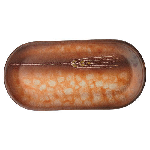 Servizio ceramica di oli santi in cotto antico  4