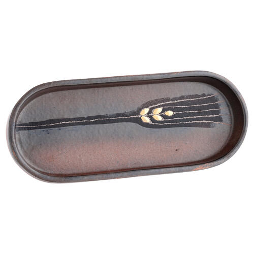 Servizio ceramica di oli santi in cotto antico  4